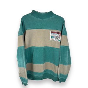VTG Olympiade 1928 Greatland Touring Amsterdam Cezar Gray Teal Sweater XL